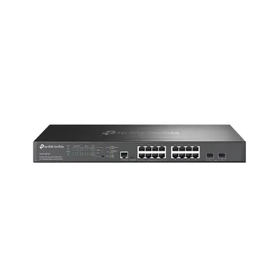 Switch rackabil cu 16 porturi Gigabite TP-Link SG3218XP-M2, 120 Gbps, 89.28 Mpps, Omada, PoE, cu management