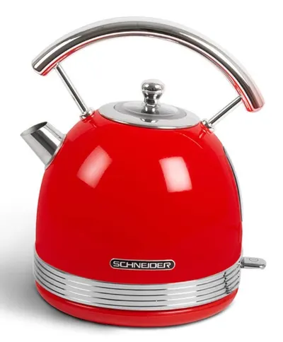 Fierbator de apă Schneider - SCKE17R, 1850-2200 W, 1.7 l, roșu