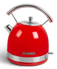 Fierbator de apă Schneider - SCKE17R, 1850-2200 W, 1.7 l, roșu