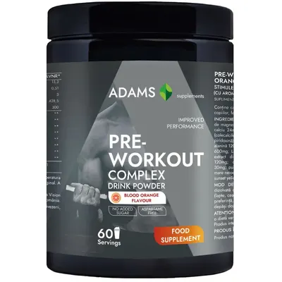 Complex PreWorkout cu Aroma de Portocale Rosii 360g