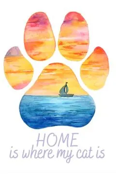 Felicitare la mare: Seria Paw Print. Home is where my cat is