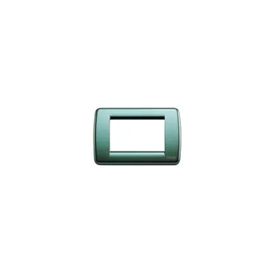 Placa ornament 3 module Rondo Vimar(Idea) metal irid.petroleum