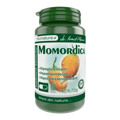 Momordica charantia, actioneaza ca hipoglicemiant, 60 capsule, Medica - Pro Natura