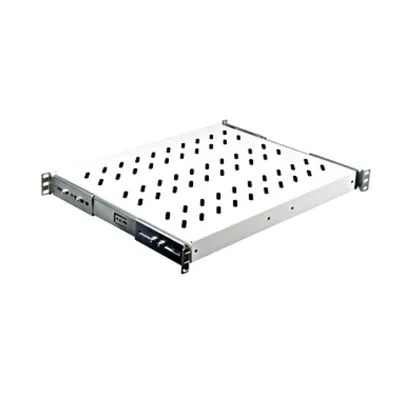 Tavă glisantă 19”, 1U, 30kg sarcină, D=370, fixare 4 puncte