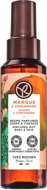 Yves Rocher Bain Nature Mist cu mango și coriandru, 100 ml