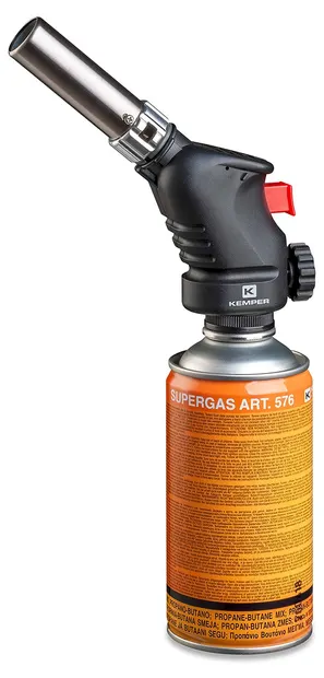 Arzător gaz Kemper - 1060KIT, cu aprindere piezo și flacon