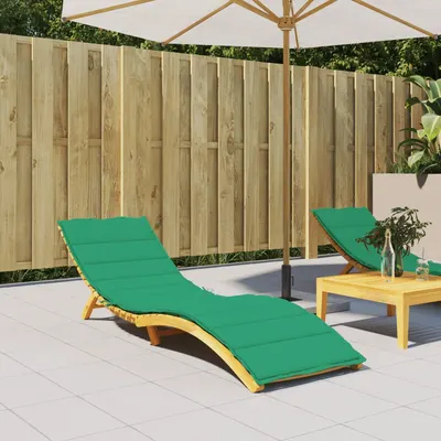 vidaXL Pernă de șezlong, verde, 200x60x3 cm, textil oxford