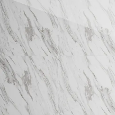 Gresie portelanata exterior / interior Carrara Grey 60 x 60 cm lucioasa tip marmura
