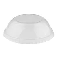 Capace Biodegradabile Compostabile PET Cupola Transparente, fara Gaura, 86 mm, 50 Bucati