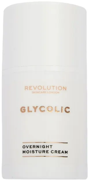 Revolution Skincare Crema de față de noapte Glycolic Acid, 50 ml