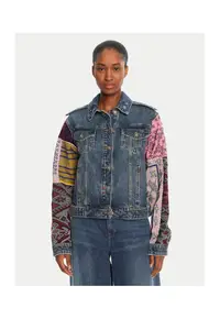 Geaca de blugi dama colorata - fabricata din denim