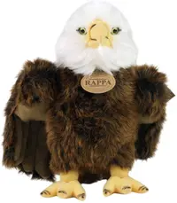 Jucărie de pluș Rappa Eco Friends - Vultur, în picioare, 24 cm