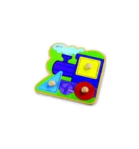 Puzzle pentru bebelusi din lemn - trenulet Classic World