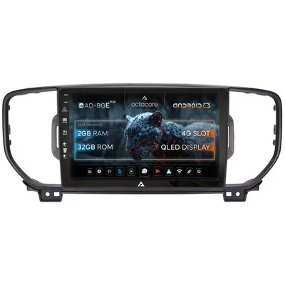 Navigatie Kia Sportage (2016-2018), Android, E-Octacore 2GB RAM + 32GB ROM, 9 Inch - AD-BGE9002+AD-BGRKIT150V2-B