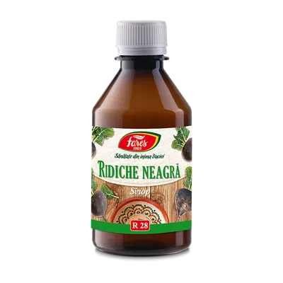 Sirop Ridiche neagra, 250ml, Fares