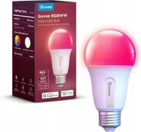 Bec LED inteligent Govee – H6004, E27, 800 lm, RGBWW, reglabil