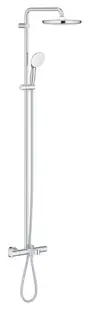 Sistem de dus Grohe Tempesta 250, aparent, pipa cada, termostat, 250 mm, 1 functie, crom, 26672001