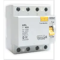 Siguranta Automata Tetrapolara cu Protectie Diferentiala, Brl, 40 a /0.03