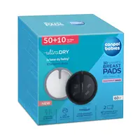 Absorbante de unica folosinta pentru alaptare Canpol 60 buc Negru