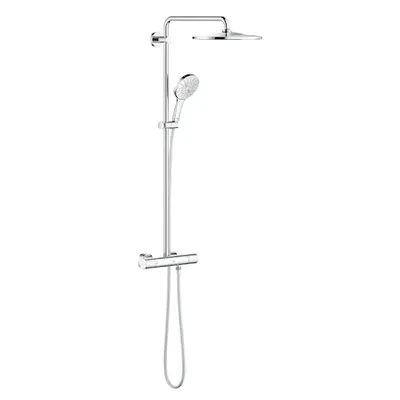 Sistem de dus Grohe Rainshower SmartActive 310 26647000, termostat, aparent, 310 mm, anti-calcar, anti-oparire, AquaDimmer, Crom