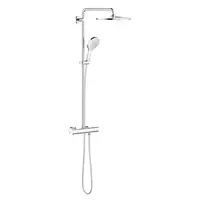 Sistem de dus Grohe Rainshower SmartActive 310 26647000, termostat, aparent, 310 mm, anti-calcar, anti-oparire, AquaDimmer, Crom