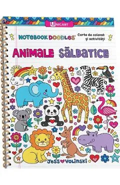 Animale salbatice. Carte de colorat si activitati