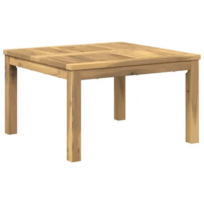 vidaXL Masă de cafea Alb 60 x 60,5 x 36 cm Lemn Solid de Acacia