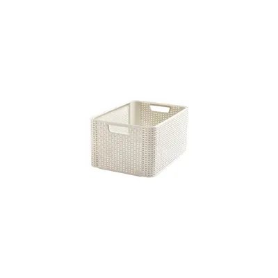 Cutie de depozitare crem din plastic 29x39x17 cm Style – Curver