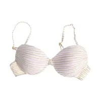 Sutien elegant cu model fin auriu