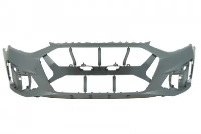 Bara protectie (fata, S-LINE, cu dop carlig remorcare, numar orificii senzor parcare: 2, grunduit) potrivit AUDI A4 B9 05.19