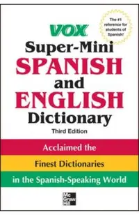 Vox Super-Mini Spanish and English Dictionary