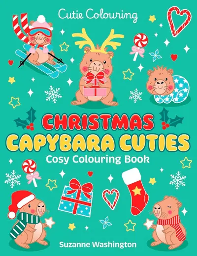 Christmas Capybara Cuties