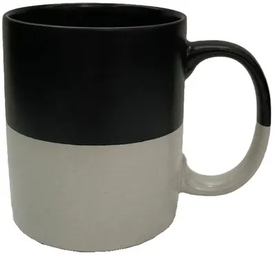 Cană Maison - Good Morning, 330 ml, negru-alb