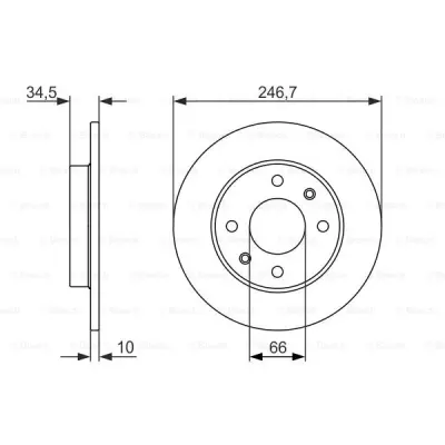 Disc frana BOSCH 0 986 479 827
