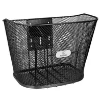 Coș de bicicletă, metalic, negru, 5 kg