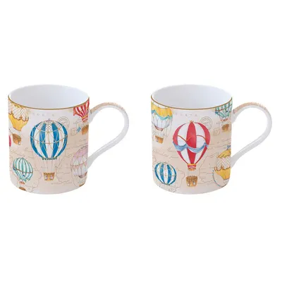 Set porțelan 2 căni 350ml Air Balloons