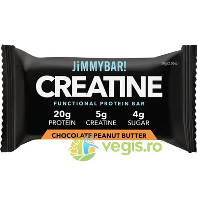Baton Proteic cu Creatina cu Aroma de Ciocolata si Unt de Arahide 58g