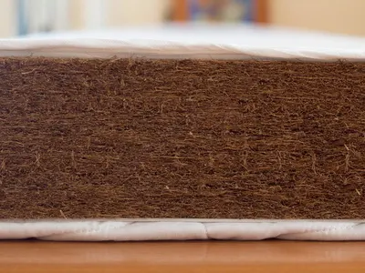 Saltea fibra de cocos integral 120x60x06 cm cu husa bumbac imprimat