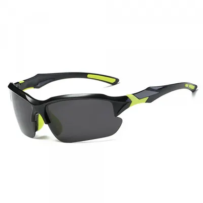 Ochelari De Ciclism Unisex Techsuit 9301, Protectie UV, Negri Verzi