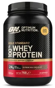 Gold Standard 100% Whey Optimum Nutrition - ciocolată cu lapte, 768 g