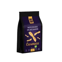 Paste ecologice Casarecce din Linte Galbena, Fara Gluten, 250g - Rawboost