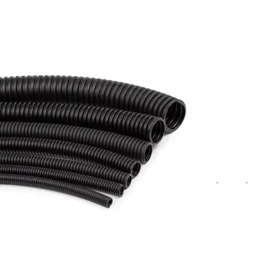 Tub gofrat negru FLEX 320N, D20, HF,stabilizat UV, CU FIR