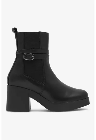 Ghete dama 5905588241270 - Piele naturala - Negru - Negru