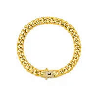 Bratara Monaco 10mm Placat cu Aur