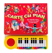 Carte cu pian. 12 cantecele celebre, de citit si de cantat in limba italiana