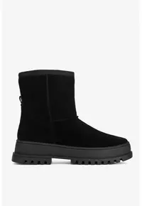 Ghete dama 5905588992882 - Piele intoarsa - Negru - Negru