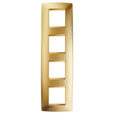 Placa ornament CProiector HORUS ONE - IN METALLISED TECHNOPOLYMER - 2+2+2+2 modul VERTICAL - GOLD - CProiector HORUS