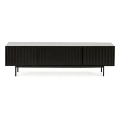 Masă TV neagră 180x52 cm Sierra – Teulat