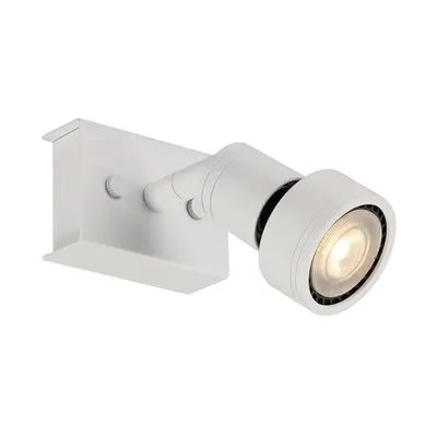 Corp iluminat TAVAN, PURI de perete Luminita GU10, alb capac singur, QPAR51, alb mat, max. 50W, cu inel deco