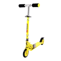 Trotineta pliabila ferrari pentru copii cu roti 120 mm, galbena